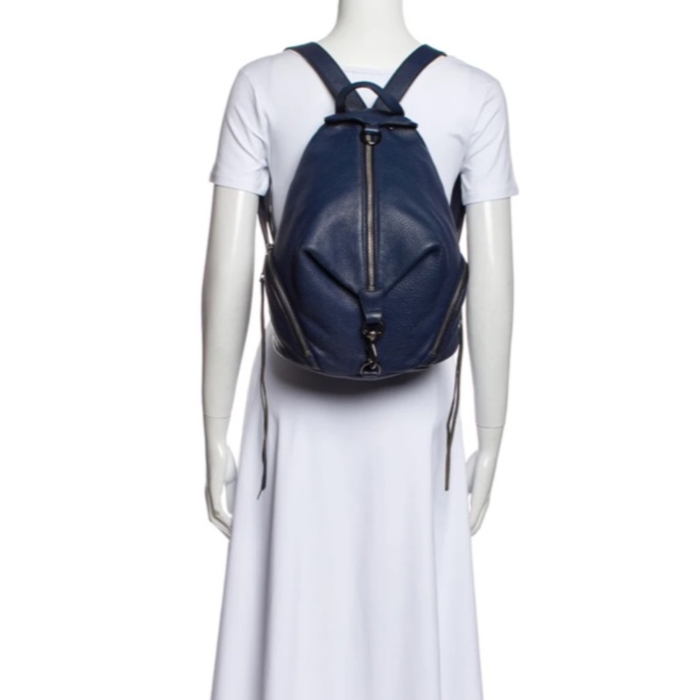 Rebecca Minkoff Navy Blue Leather Backpack